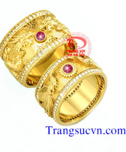 Nhẫn cưới Rồng Phượng