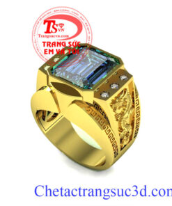 Nhẫn nam topaz đẹp