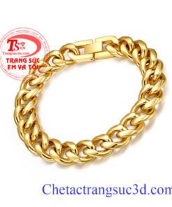 Lắc tay vàng 18k, lắc tay nam đẹp, lắc tay vàng ý