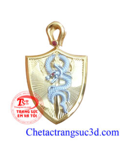 Mặt dây tuổi tỵ vàng 18k,mặt dây chuyền nam tuổi tỵ,mặt dây chuyền nam vàng,mặt dây vàng 3D