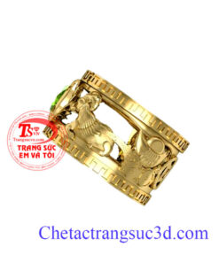 Nhẫn nam tuổi Mùi,nhẫn nam peridot,nhẫn nam đẹp, thiết kế nhẫn nam 3d