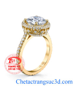 Nhẫn nữ kim cương, nhẫn nữ vàng 18k, nhẫn đính hông,thiết kế nhẫn kim cương