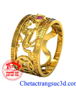 Nhẫn nam vàng tuổi Tỵ và Ngọ