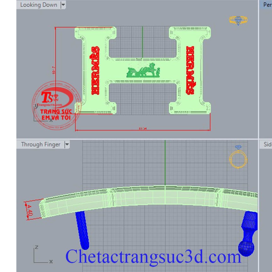 CHẾ TÁC TRANG SỨC 3D