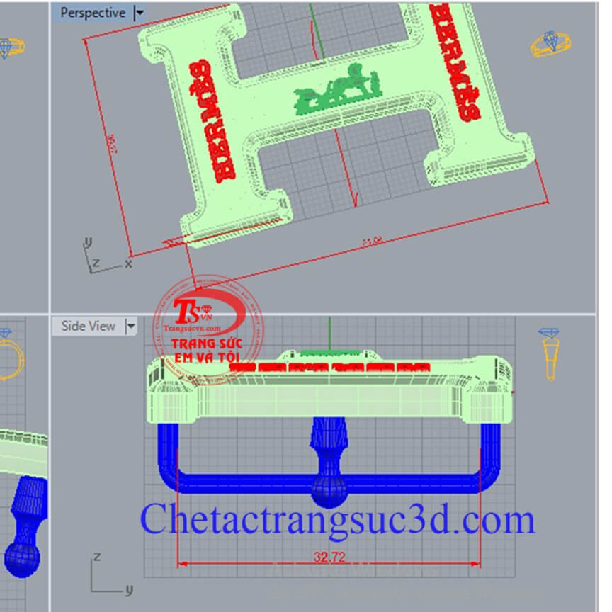 CHẾ TÁC TRANG SỨC 3D